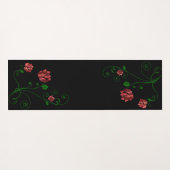 Tapis De Yoga Escaliers de sous-sol Éffrayant gothique (Dos (Horizontal))