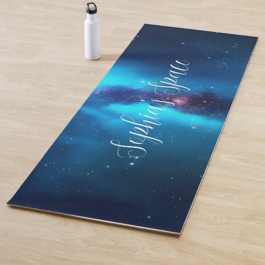 Tapis De Yoga Espace Ciel bleu foncé (En situation)
