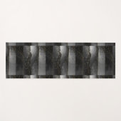 Tapis De Yoga Espace étoile cosmique noir gris (Devant (Horizontal))