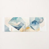 Tapis De Yoga Esprit Abstrait (Dos (Horizontal))