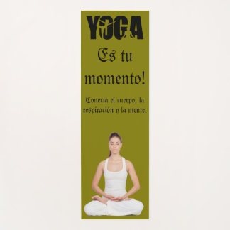 Tapis De Yoga Esterilla de yoga con frase motivacional
