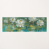 Tapis De Yoga Étang de nénuphar (Devant (Horizontal))