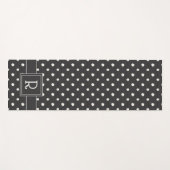 Tapis De Yoga Étape simple une de signes du monogramme | (Devant (Horizontal))