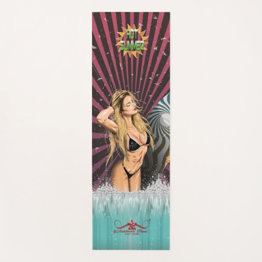 Tapis De Yoga Été chaud (Devant)