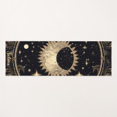Tapis De Yoga Étoiles célestes Sun Moon (Devant (Horizontal))