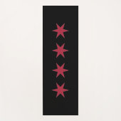 Tapis De Yoga Étoiles de Chicago (Devant)