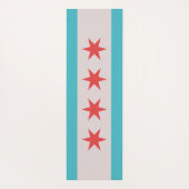 Tapis De Yoga Étoiles de Chicago (Dos)