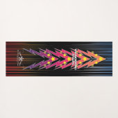 Tapis De Yoga Étoiles de tonnerre (Dos (Horizontal))