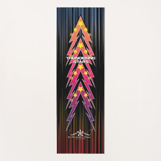 Tapis De Yoga Étoiles de tonnerre (Devant)