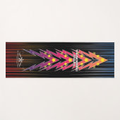 Tapis De Yoga Étoiles de tonnerre (Devant (Horizontal))