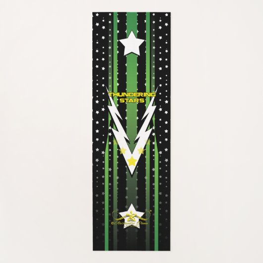 Tapis De Yoga Étoiles de tonnerre (Devant)