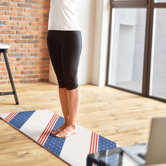 Tapis De Yoga Étoiles et bandes