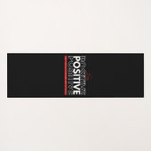 Tapis De Yoga Être positif (Dos (Horizontal))