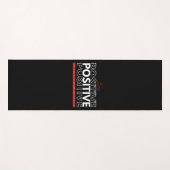 Tapis De Yoga Être positif (Devant (Horizontal))