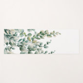 Tapis De Yoga Eucalyptus vert (Devant (Horizontal))