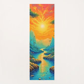 Tapis De Yoga Évasion vers la nature Art Design (Devant)