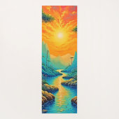 Tapis De Yoga Évasion vers la nature Art Design (Dos)