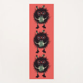 Tapis De Yoga Evil Geeky caractère mignon gothique livre Lover (Devant)