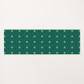 Tapis De Yoga Exercice Emerald green star (Dos (Horizontal))
