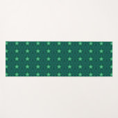 Tapis De Yoga Exercice Emerald green star (Devant (Horizontal))