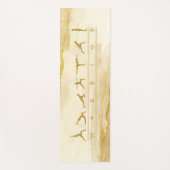 Tapis De Yoga Exercice guerrier Mat (Devant)