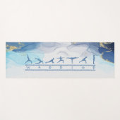 Tapis De Yoga Exercice guerrier Mat (Devant (Horizontal))