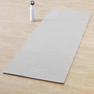 Tapis De Yoga Exercice minimaliste simple Silver Grey Neutre