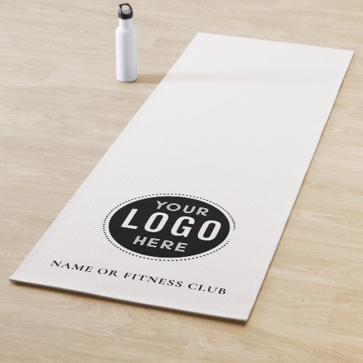 Tapis De Yoga Exercice Modèle du logo de l'entreprise (En situation)