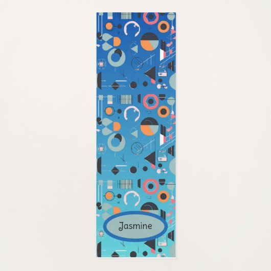 Tapis De Yoga Exercice Moderne Géométrique (Devant)