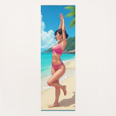 Tapis De Yoga Exercice sur la plage