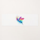 Tapis De Yoga Exotic Rainbow Hummingbird (Dos (Horizontal))
