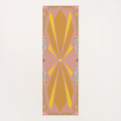 Tapis De Yoga Explosion de déco + Fleurs à patine (Dos)