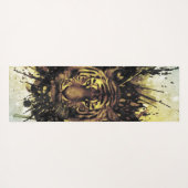 Tapis De Yoga face de lion (Dos (Horizontal))