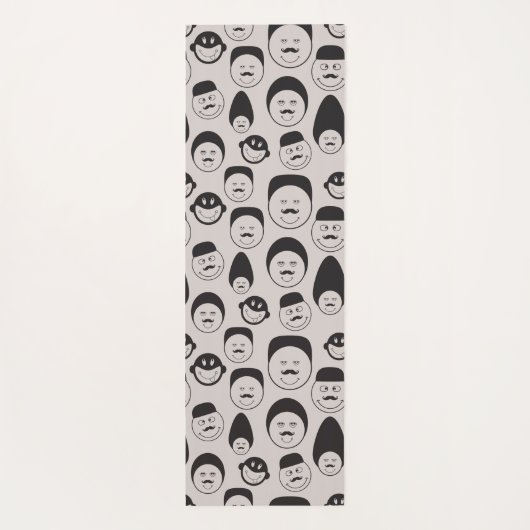Tapis De Yoga faces comiques (Dos)