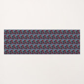 Tapis De Yoga Faisées rouges (Dos (Horizontal))