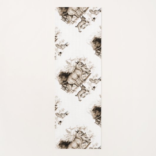 Tapis De Yoga Famille Bobcat (Devant)