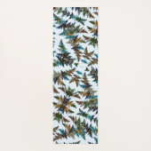 Tapis De Yoga Fanciful Fractal Arctic Camouflage (Dos)