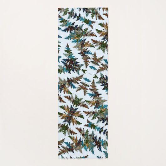 Tapis De Yoga Fanciful Fractal Arctic Camouflage (Dos)