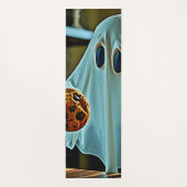 Tapis De Yoga Fantôme convivial Avec Cookie (Dos)