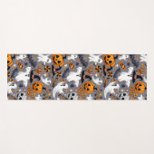 Tapis De Yoga Fantômes Monstres mignons Éffrayants et Déplaisant (Devant (Horizontal))