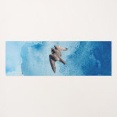 Tapis De Yoga faucon pèlerin (Dos (Horizontal))