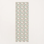 Tapis De Yoga Fausse Maison de Chat au Patchwork Pastel (Devant)