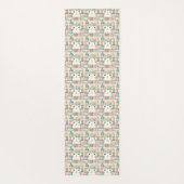 Tapis De Yoga Fausse Maison de Chat au Patchwork Pastel (Dos)