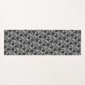 Tapis De Yoga Faux Black Lace Poisson Yoga Mat (Devant (Horizontal))