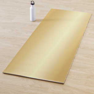 Tapis De Yoga Faux Gold Fitness Moderne Élégant Modèle tendan