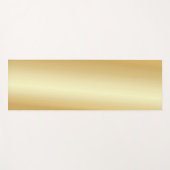 Tapis De Yoga Faux Gold Fitness Moderne Élégant Modèle tendance (Devant (Horizontal))