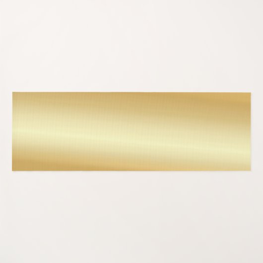 Tapis De Yoga Faux Gold Fitness Moderne Élégant Modèle tendance (Devant (Horizontal))