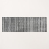 Tapis De Yoga Faux Knished Grey Yoga Mat (Devant (Horizontal))