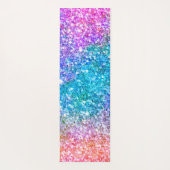 Tapis De Yoga Faux Parties scintillant colorée Ombre (Dos)