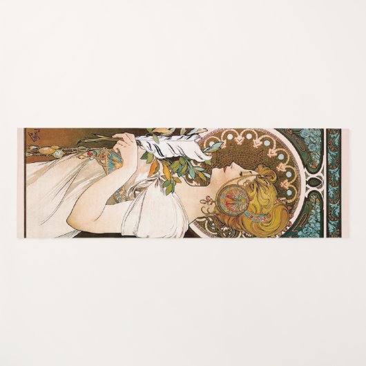 Tapis De Yoga Feather, Mucha (Devant (Horizontal))